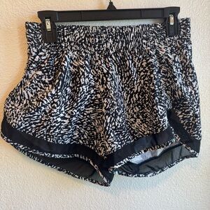 Athleta Black and White Athletic Shorts